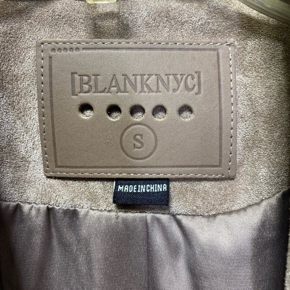 Blank NYC Faux Suede Moto Jacket NWT - Picture 3 of 6